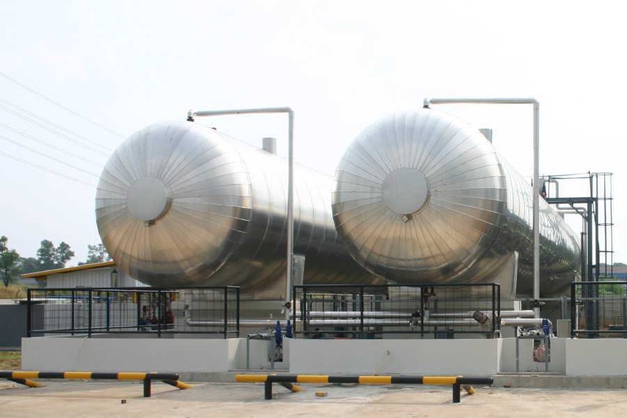 Pentair liquid CO2 storage tanks