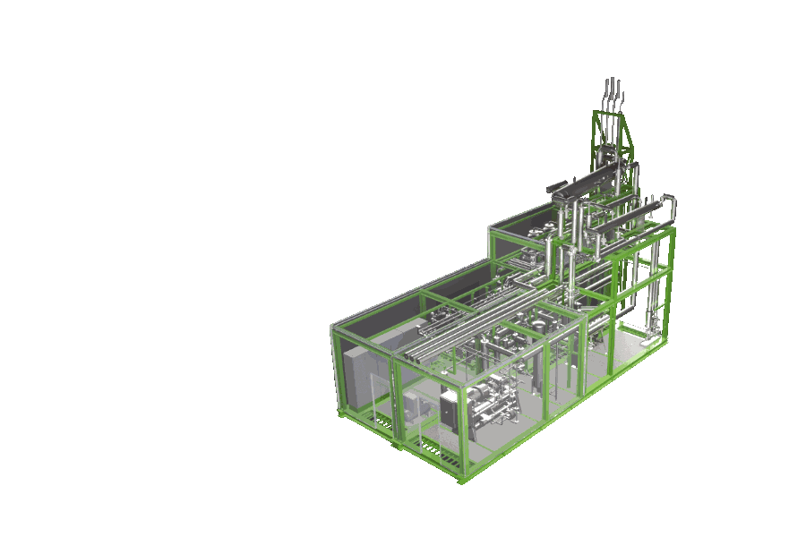 Pentair biogas upgrading system